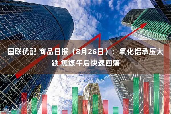 国联优配 商品日报（8月26日）：氧化铝承压大跌 焦煤午后快速回落